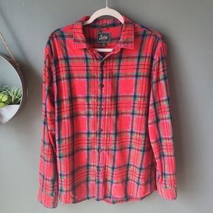 Men's Bixby Plaid Shirt, Size Large